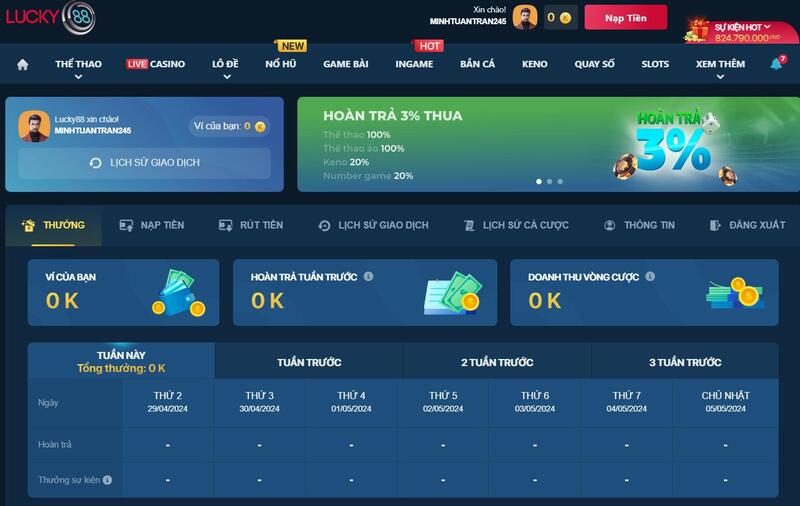 Liên hệ Lucky88 khi cần xử lý về giao dịch