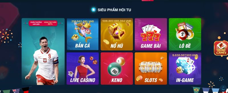 Các siêu phẩm game đình đám tại Lucky88