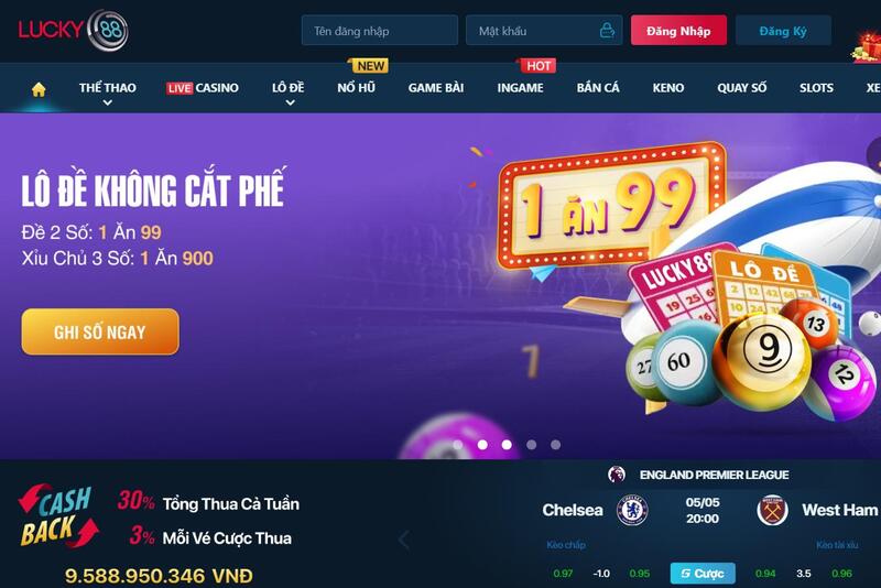 Giới thiệu website Lucky88.win