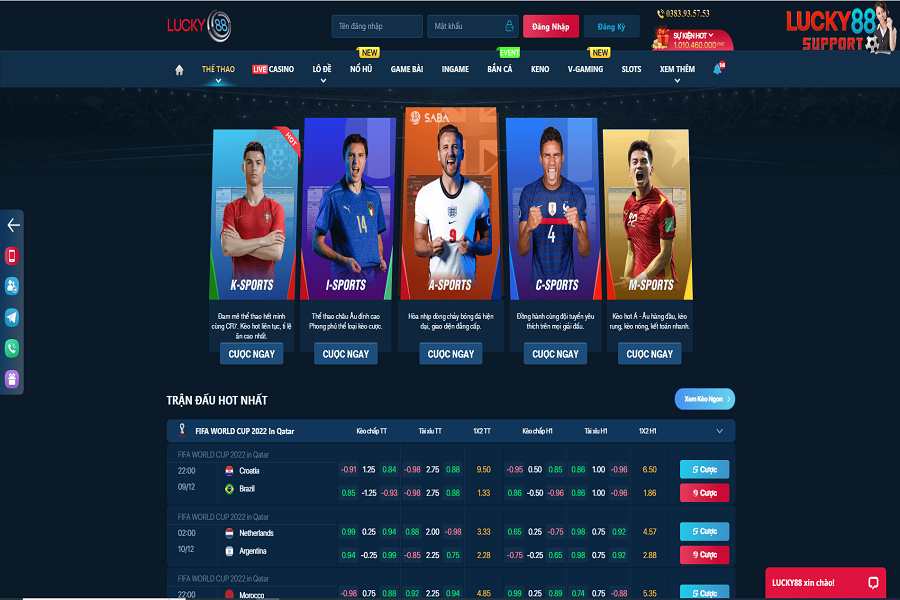 Kênh hỗ trợ nhà cái Lucky88 có vai trò quan trọng với cộng đồng bet thủ